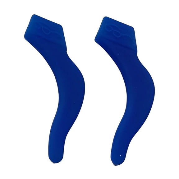 Glasses Grips, Anti-Slip Hook - Qyaukm Silicone Ear Retainer, Non-Slip Comfort Fit for Eyeglasses and Daily Use - Dark Blue