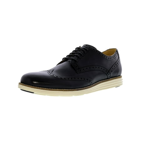 Cole Haan Men's Original Grand Black / White Ankle-High Leather Oxford ...