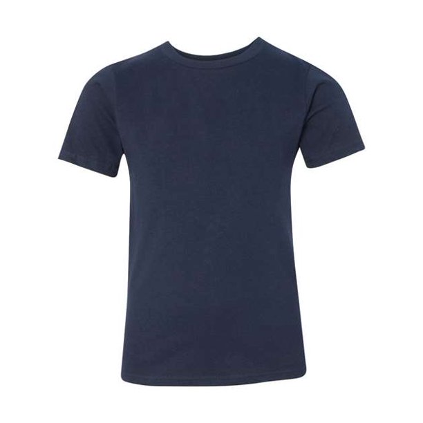 Next Level Boys Premium Camiseta de manga corta Crew 3310 -MIDNIGHT NAV L Siguiente nivel 3310