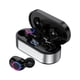 thumbnail image 1 of Moyic Llamada manos libres Auricular impermeable compatible con Bluetooth 5.2 Auricular inalámbrico Auricular recargable Auricular de baja latencia Cables de audio/vídeo Negro plata, 1 of 6