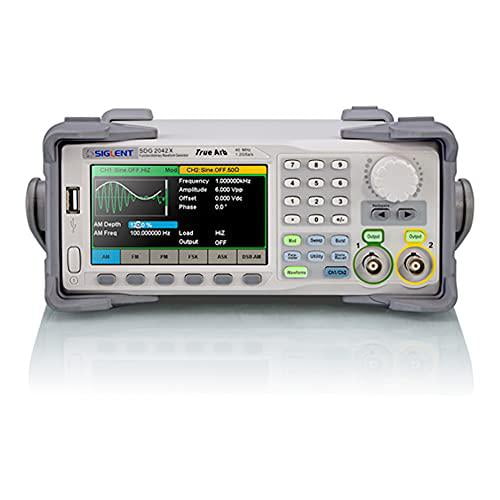 siglent technologies sdg2042x arbitrary waveform function-generators, 40 mhz, grey