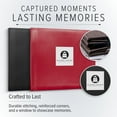 thumbnail image 4 of Gallery Leather Leather 6-Up Photo Album, 12.75" x 14.5", Freeport Ivory, 4 of 8