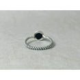 thumbnail image 4 of Heaven Crafts Black Onyx Ring 925 Sterling Silver Round Gemstone Stackable Ring For Everyone, 4 of 6
