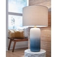 thumbnail image 2 of Signature Design by Ashley Contemporary Lemrich Table Lamp  White/Teal, 2 of 4