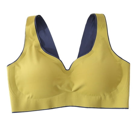 

Latex Push Up Bras Womens Seamless Comfortable Underwear Sport Bralette Female Fashion Soft Comfortable Vest