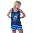 thumbnail image 6 of Harry Potter Women's Hogwarts House Crest 2 PC Tank Top Shorts Pajama Set - Gryffindor Slytherin Hufflepuff Ravenclaw, 6 of 6