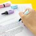 thumbnail image 3 of BAZIC Mini Pastel Highlighters w/ Pocket Clip, Chisel Tip, 4 Count Unscented, Assorted, 4-Pack, 3 of 7