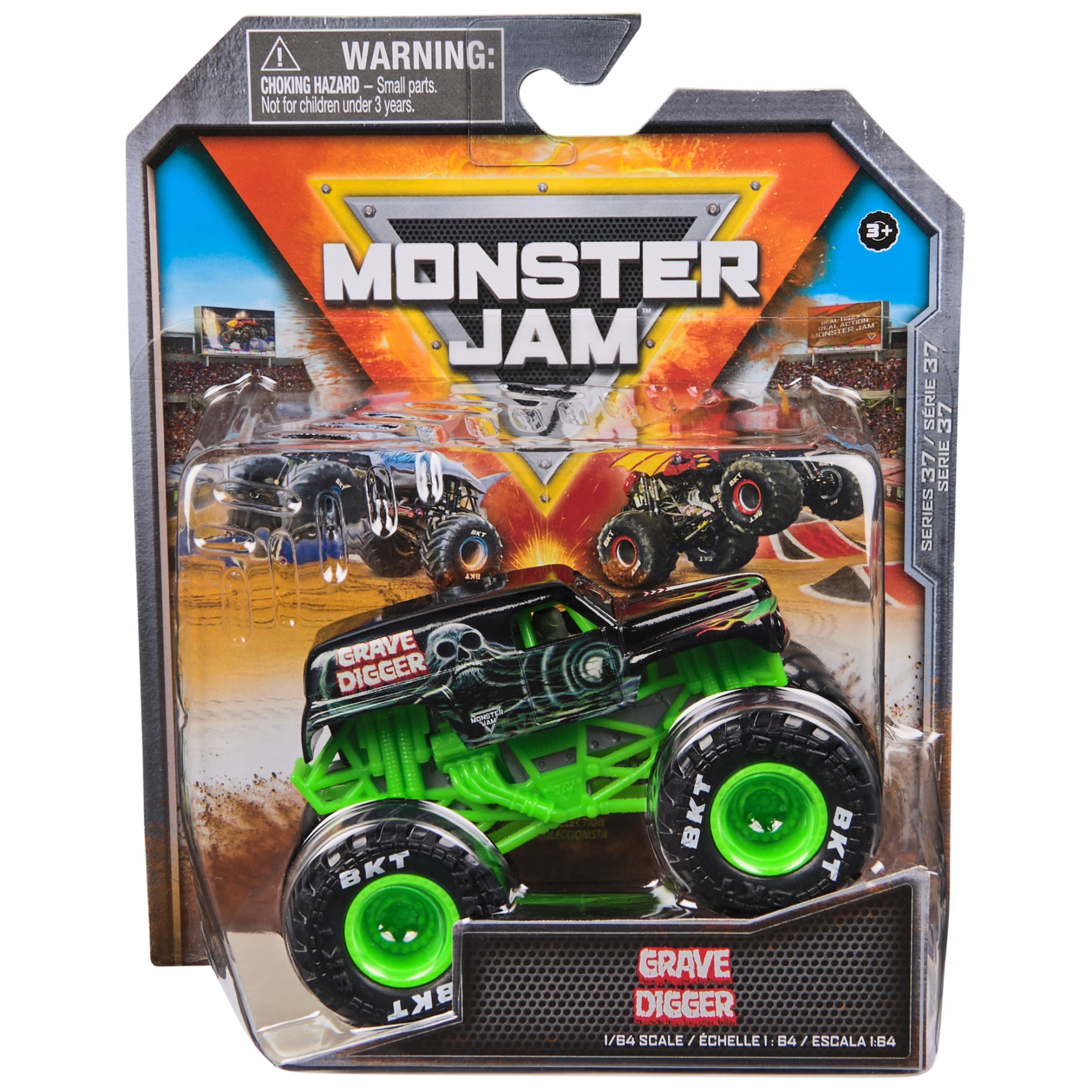 Monster Jam Official Pit Party 5-Pack, 1:64 Scale Monster