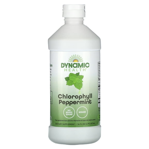 Dynamic Health Chlorophyll, Peppermint, 16 fl oz (473 ml)