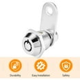 thumbnail image 4 of Greenne 16-30mm Tubular Cam Lock Cabinet Desk Turn 2 Key Pull Keyed Alike Mailbox Drawer, 4 of 9