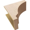 thumbnail image 6 of 10"W x 20"D x 20"H Classic Moab Rough Cedar Woodgrain TimberThane Corbel, Primed Tan, 6 of 6