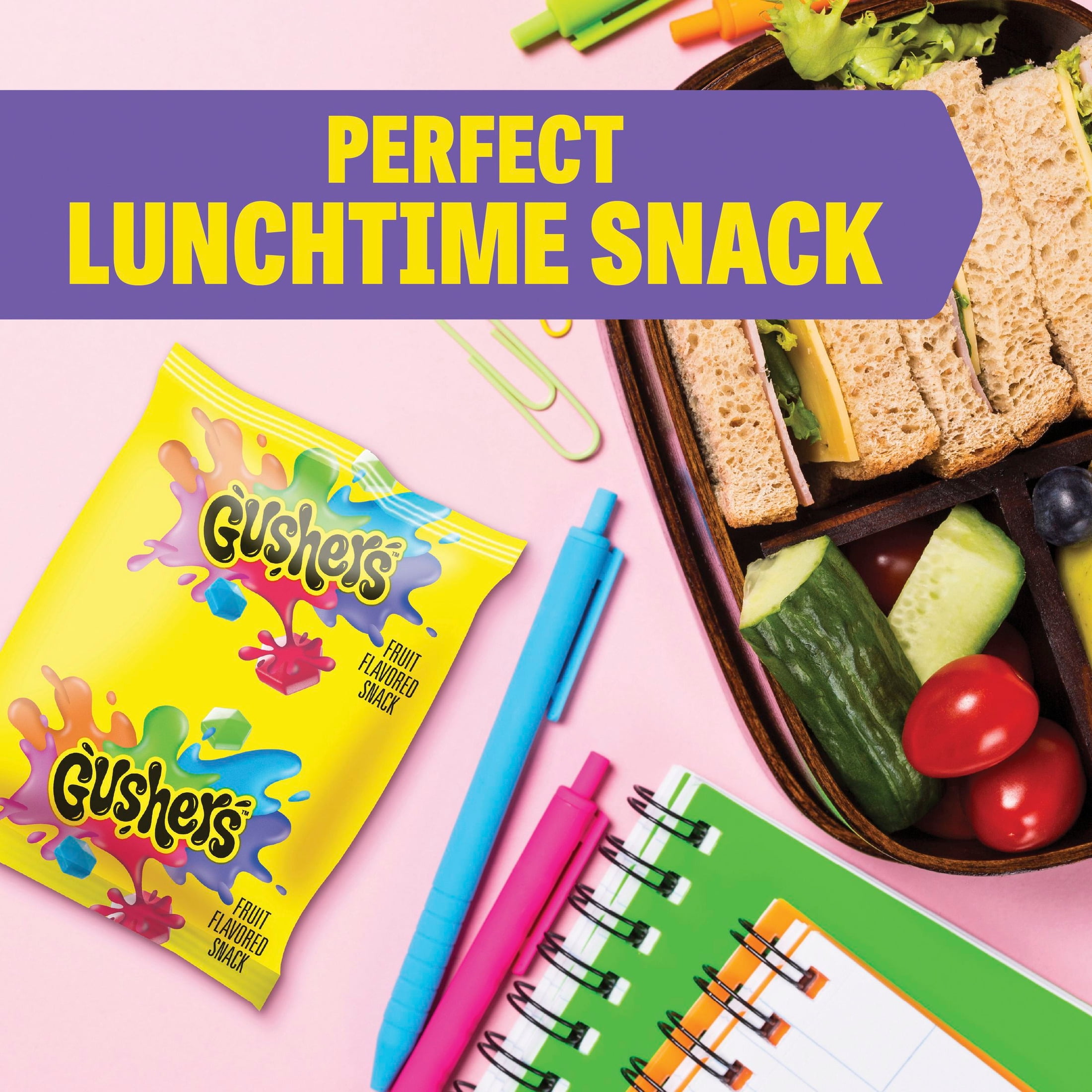 (6 pack) Gushers Fruit Flavored Snacks, Gluten Free, Variety Pack (20 Count)