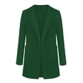 thumbnail image 3 of Cárdigan De Mujer, Trajes Casuales, Cuello De Solapa Para Vacaciones, oscuro S Yuyangstore Traje de rebeca de mujer, 3 of 6