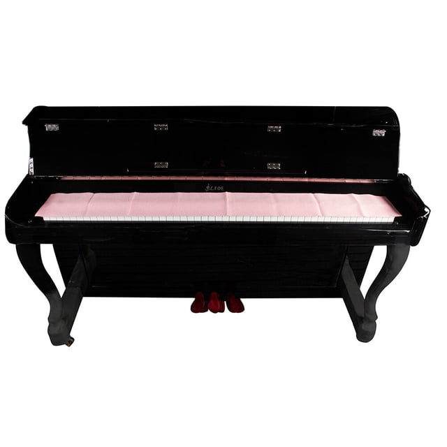 CHICHUMID 1Set Material Pink Piano Keyboard Cover for Dust Covers 124.7X5.7X0.1in