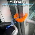 thumbnail image 3 of MILITAUR First Responder Door Stop. Stops Doors from Closing. Police & EMS Door Jam. Firefighter Tools Door Wedge. Tactical Stopper. Door Pinch Guard. Molle Compatible. (Multi 3 Pack)., 3 of 6