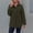 Army Green, variant on Oplxuo Women's Half Button Stand Collar Oversized Sweatshirt Loose Fit Pullover Long Sleeve Tops Fall Casual Tunic T-Shirt