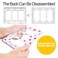 thumbnail image 4 of Yayeee Rocker Switch Wall Plate 2-Gang 4.7"x4.6" Home Decorative Outlet Cover, Purple Polka Dots, 4 of 6
