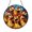 Acrylic 3.5 Inch, variant on Crazy Chicken Glass Suncatcher Window Decor, Playful Farm Animal Art for Rustic Home Styling