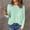 Mint Green, variant on Fall Sweatshirts for Women, Knitted Knit Sweaters for Women Boat Neck Solid Color Long Sleeve Loose Base Fall Winter Jumpers Outerwear