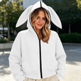 thumbnail image 2 of Cute Hoodies for Women Baeitkot Women's Fashion Solid Color Zipper Jacket Long Sleeve Coat with Pockets, 2 of 6