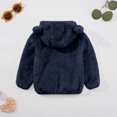 thumbnail image 4 of Usaibhir Baby Boys Girls Fleece Jackets Zip Up Hoodies Cute Bear Coats Fall Winter Fuzzy Jacket Newborn Boys Girls Outwear 0-3T, 4 of 12