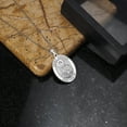 thumbnail image 4 of Picturesongold.Com Saint Gerard Religious Medal Female Adult - 3/4 inch x 1 inch - 14K White Gold, 4 of 7
