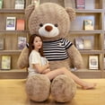 thumbnail image 4 of Oso de peluche de alta calidad para niños y niñas, muñeco de peluche suave de 80/100cm, regalo de cumpleaños para amantes de San Valentín, 4 of 5