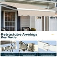 thumbnail image 3 of 13.1'x8.2' Patio Awning Retractable, 3 of 7