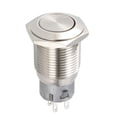 thumbnail image 4 of Uxcell Momentary Metal Push Button Switch 16mm Mounting 2NC 2NO 2COM AC 250V 3A, 4 of 5