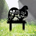 thumbnail image 2 of Handmadetneonsign Japanese Chin Dog Metal With Stake, Japanese Chin Metal Name Sign, Dog Metal Stake 66885, 2 of 5