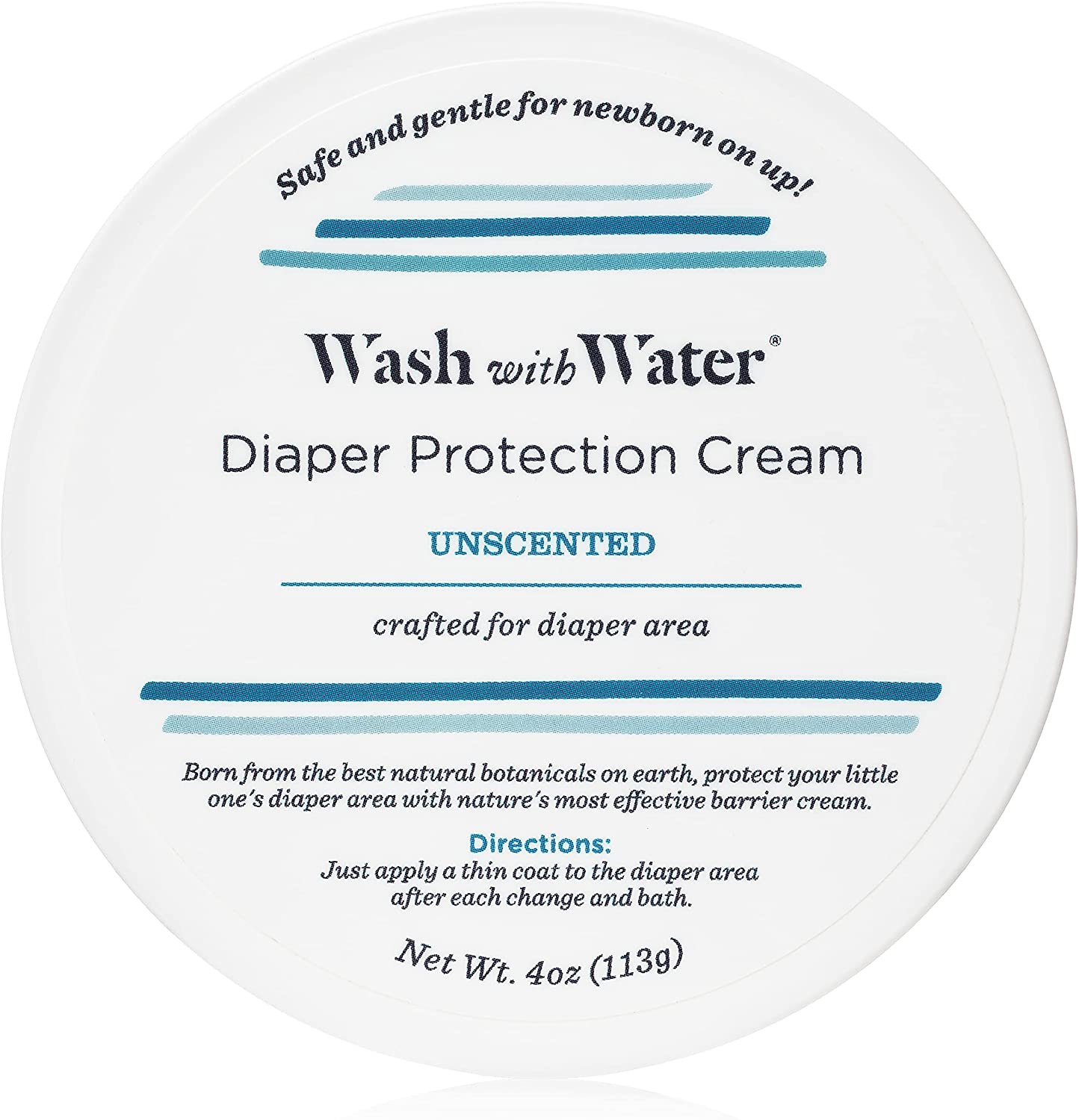 Wash With Water Diaper Protection Cream [Unscented] Soothes Rash