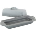 thumbnail image 3 of Chantal 93-TVBD-1 FG Non-Porous Glaze Butter Dish, Fade Gray, 3 of 7
