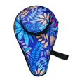 thumbnail image 2 of Ping Pong Paddle Case Portable Lightweight Sturdy Tennis Racket Bags Durable Zipper for Youth Athlete Gourd Blue, 2 of 8