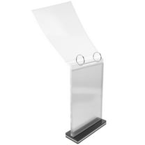 RENACLIPY 1Pack Advertising Display Stand Multi Page Flip Design for Business Owners and Families 14.15X8.84X2.36Inch