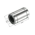 thumbnail image 2 of Uxcell Linear Ball Bearings Nickel Plated for CNC 3D Printer 8mm, 2 of 5