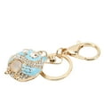 thumbnail image 4 of Car Keychain, Bright Color Owl Car Keychain Cute Cartoon Multi Purpose  For Gifts, 4 of 8