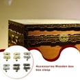 thumbnail image 3 of Candado antiguo Cerradura de gancho de hierro Cerradura de seguridad Oculto Capturas Decoración Joyero Muebles Accesorios de hardware Regalos Herramientas y ferretería Gancho izquierdo amarillo Kenally TO011076-02, 3 of 6