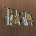 thumbnail image 6 of Zeckos Wood and Metal Birds and Branches Sculpture Set of 2, 6 of 6