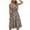#-Brown, variant on Pntutb Women's Summer Seaside Sling Sleeveless V-Neck Print Casual Dress Clothes