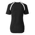 thumbnail image 2 of A4 Teen Ace Short Sleeve Volleyball Jer For Teen Female in Black/White | NG3019, 2 of 3