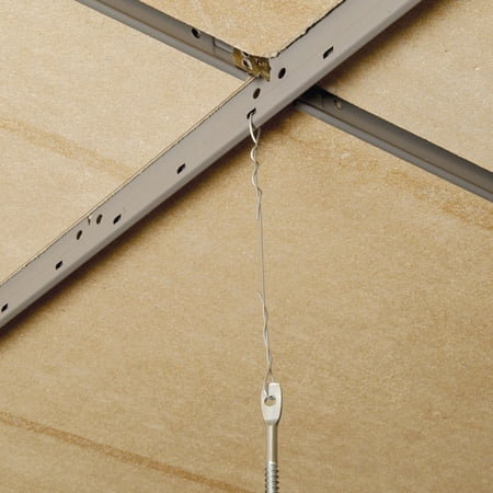 OOK HANGING WIRE, 110 FT, 25 LBS, 18 GAUGE WIRE,, GALVANIZED STEEL, SILVER