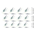 thumbnail image 3 of Ramiter Metal Texture 3D Three Dimensionals Hollow Swallow Wall Stickers Metal Texture Swallow Home Dragonflys Decoration, 3 of 5