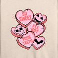 thumbnail image 3 of Instant Message - Valentine's Day So Sweet I'll Rot Your Teeth - Women's Lightweight French Terry Long Sleeve Shirt, 3 of 6