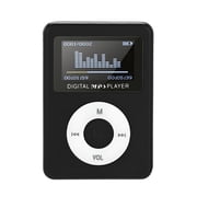 GJX Mini USB MP3 Player with LCD Screen, Portable HiFi Music Player Supports 32GB TF Card, Metal Audio Recorder
