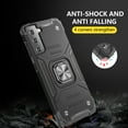 thumbnail image 7 of SOATUTO For Samsung S22 6.1 inch Phone Case Military Grade Drop Rugged Cover Anti-Scratch Protective 360° Rotate Kickstand Sturdy Shockproof Phone Case Cover For Samsung Galaxy S22 - Black, 7 of 7