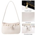 thumbnail image 3 of Bolso Mano para Mujer WDOplteas Cruzado Cuero PU Color Sólido Hobo, 3 of 9