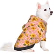thumbnail image 2 of Honeii Plaid Sunflower Print Small Dog Hoodies Pet Hooded Sweatshirts Fall Winter Puppy Cat Sweaters Warm Clothes for Small Dogs Outfits Costume-Medium, 2 of 7