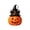 A002- Style B, variant on Halloween Ghost Decorations, Haunted House Decor, 10 Inch Resin Jack O Lantern, Light Up Indoor Halloween Decor, Spooky Tabletop Accent, Halloween Home Party Ornament