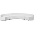 thumbnail image 3 of Flash Furniture Hercules Alon 5 Piece Reception Seating in White, 3 of 6