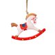 thumbnail image 1 of Exquisito adorno navideño miniatura de caballo de resina: coleccionable duradero, versátil, regalo ideal para las fiestas, 1 of 8